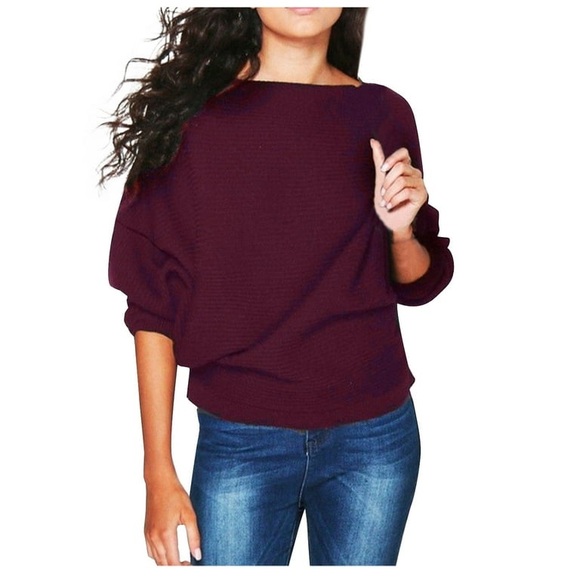 Wine Long Sleeve Top - Picture 7 of 7